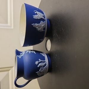 Wedgwood Blue and White Ceramic Set